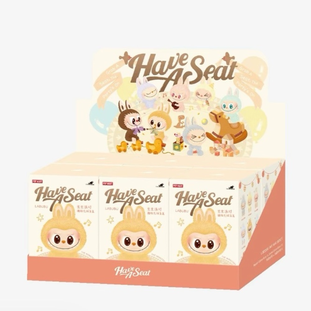 Empty Display Container Box - Pop Mart Labubu The Monsters Have a Seat